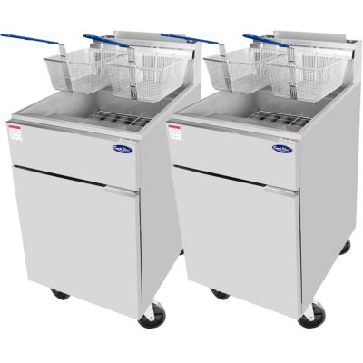 Two 75lbs. 2 basket Fryer