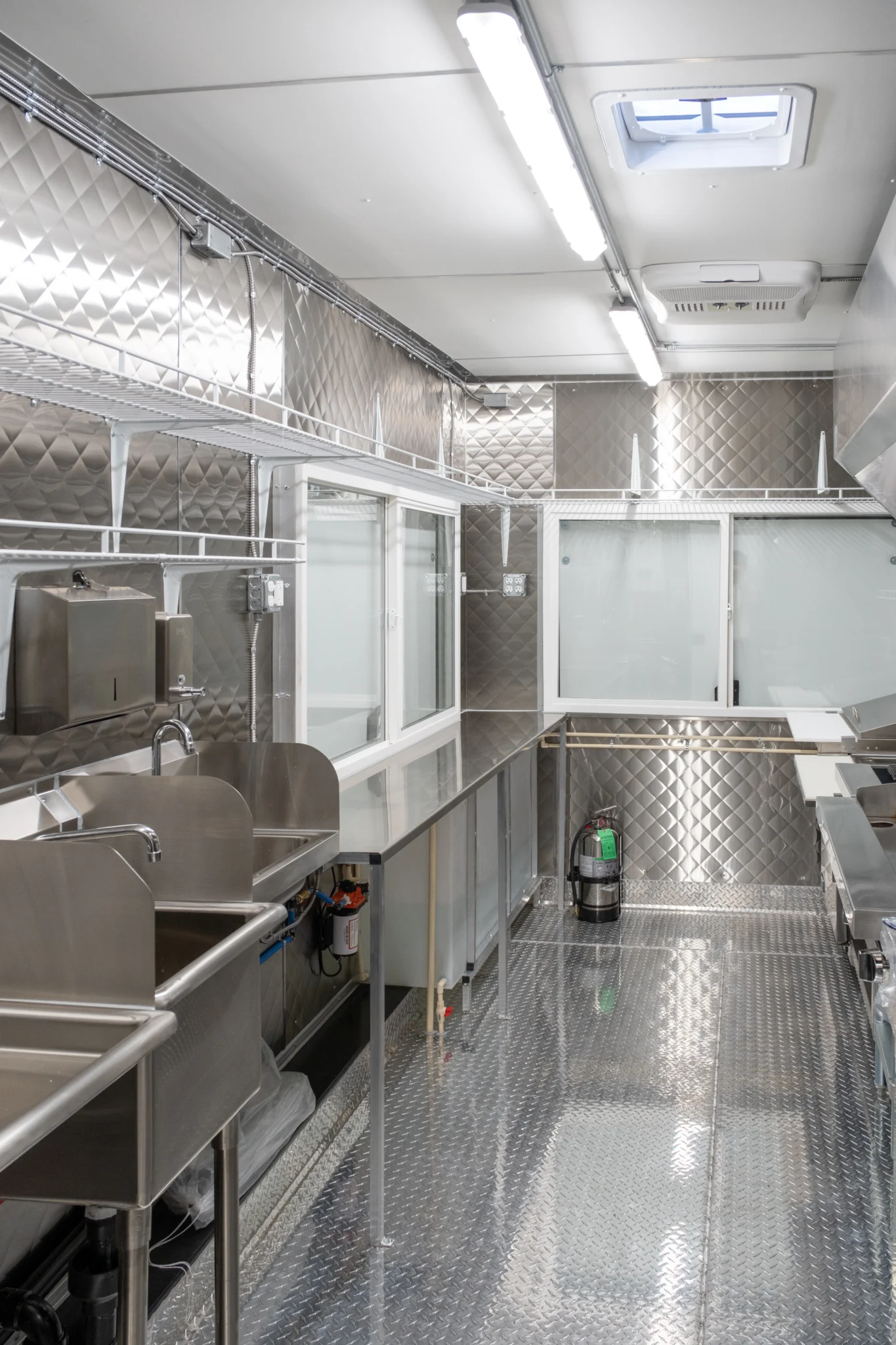 Durable food trailer customized for California food truck startups and established businesses