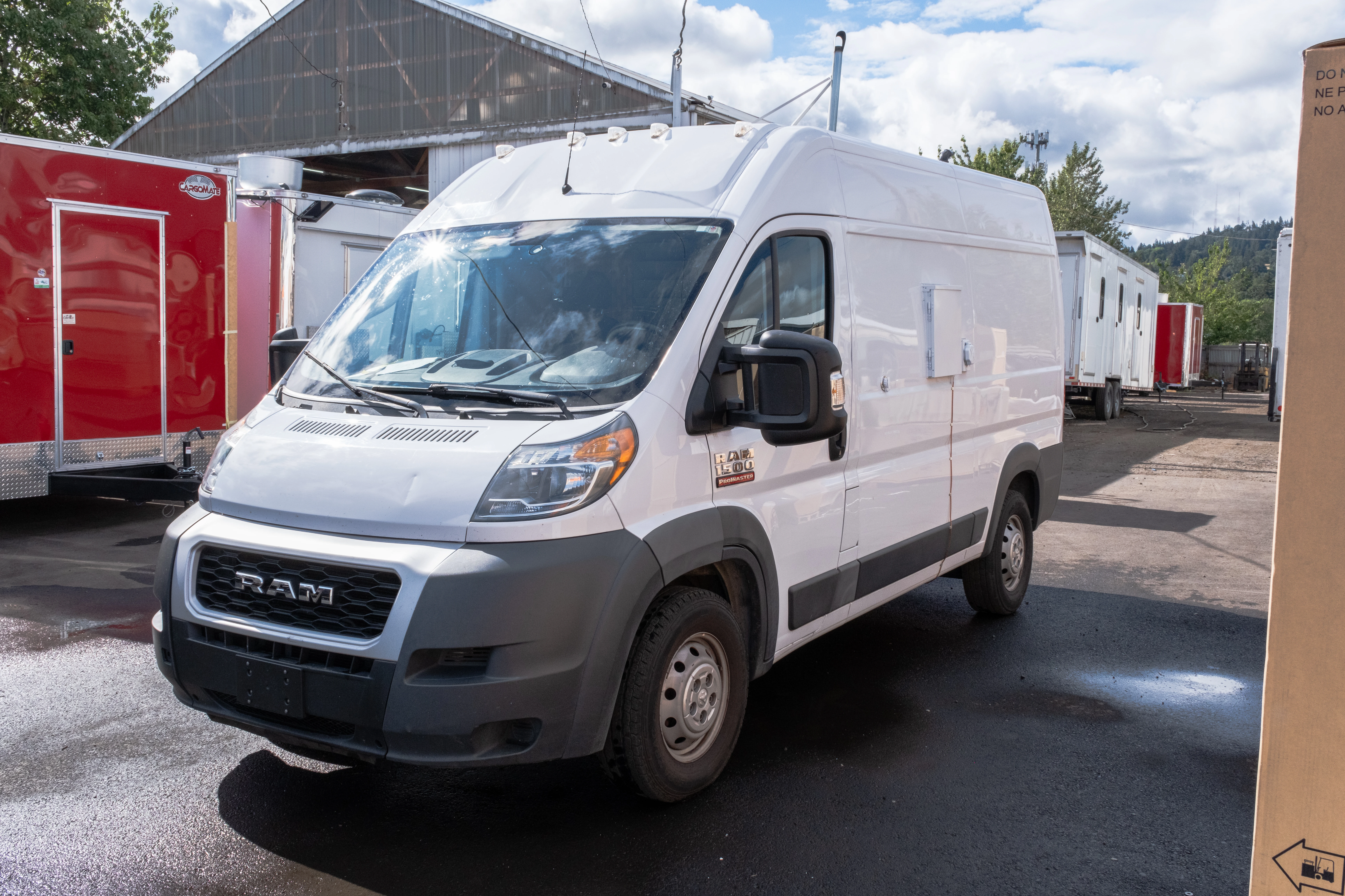 California-built mobile kitchen trailer equipped for daily food vending operations